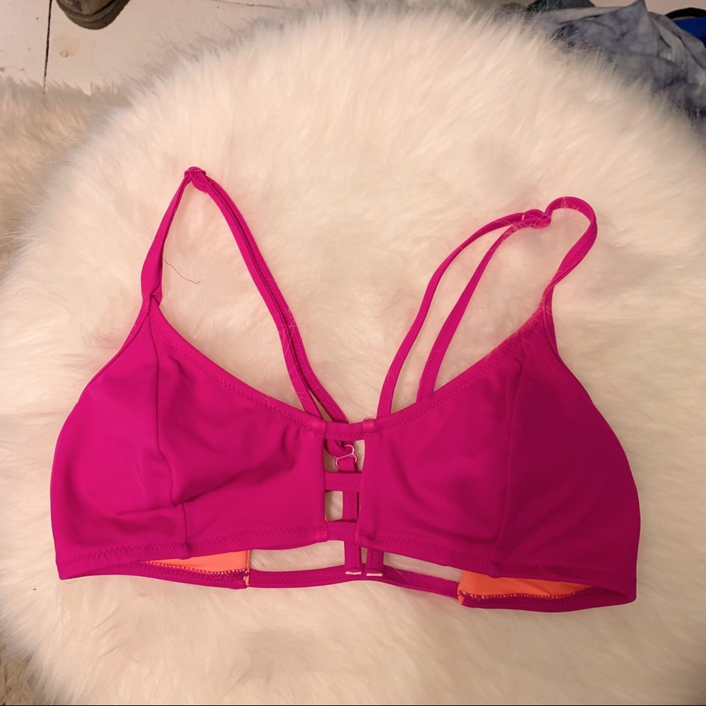 PINK bathing suit top